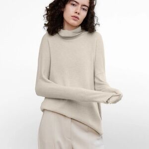 State Cashmere Turtleneck Sweater Large NEW